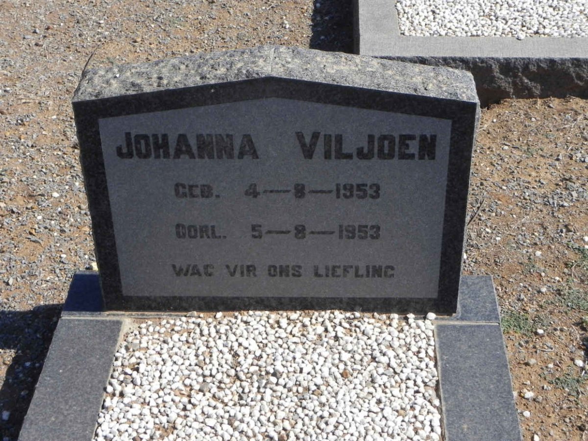 VILJOEN Johanna 1953-1953