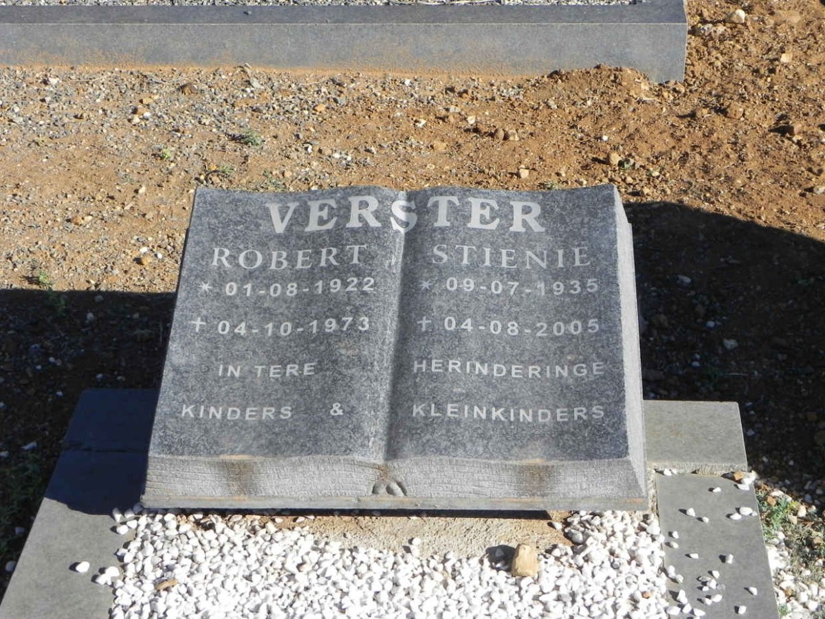 VERSTER Robert 1922-1973 &amp; Stienie 1935-2005