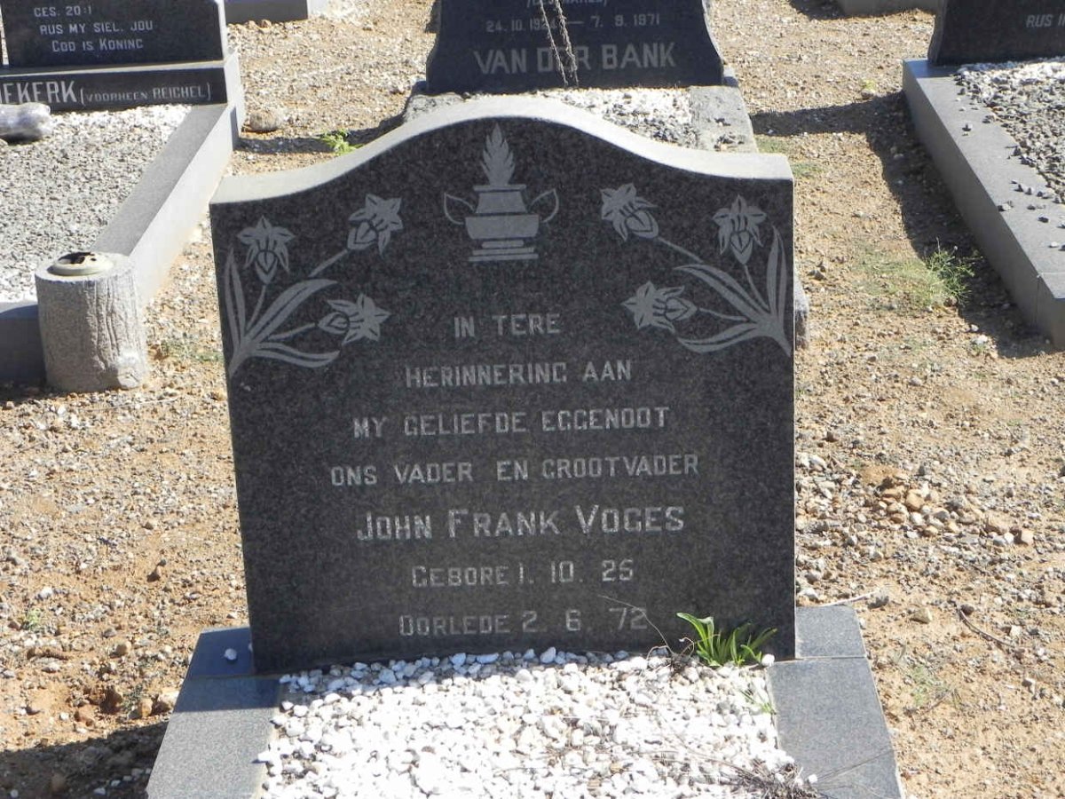 VOGES John Frank 1925-1972