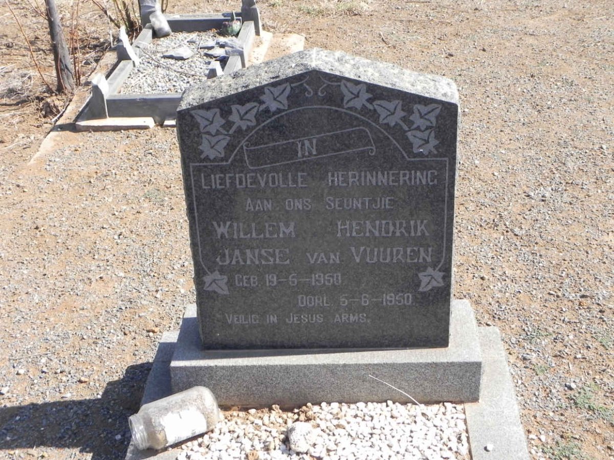 VUUREN Willem Hendrik, Janse van 1950-1950