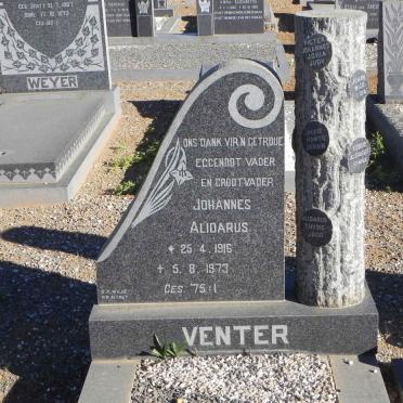 VENTER Johannes Alidarus 1916-1973