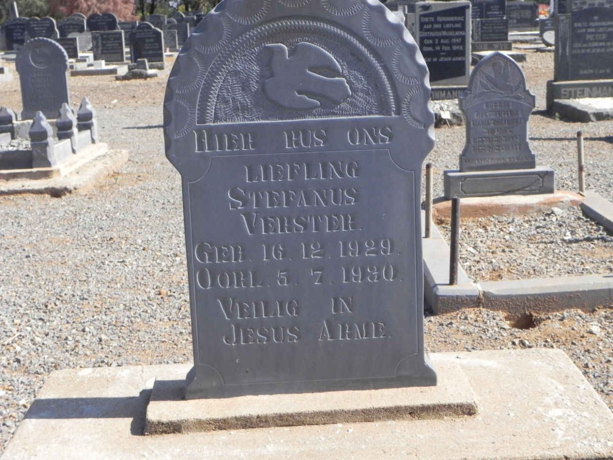 VERSTER Stefanus 1929-1930