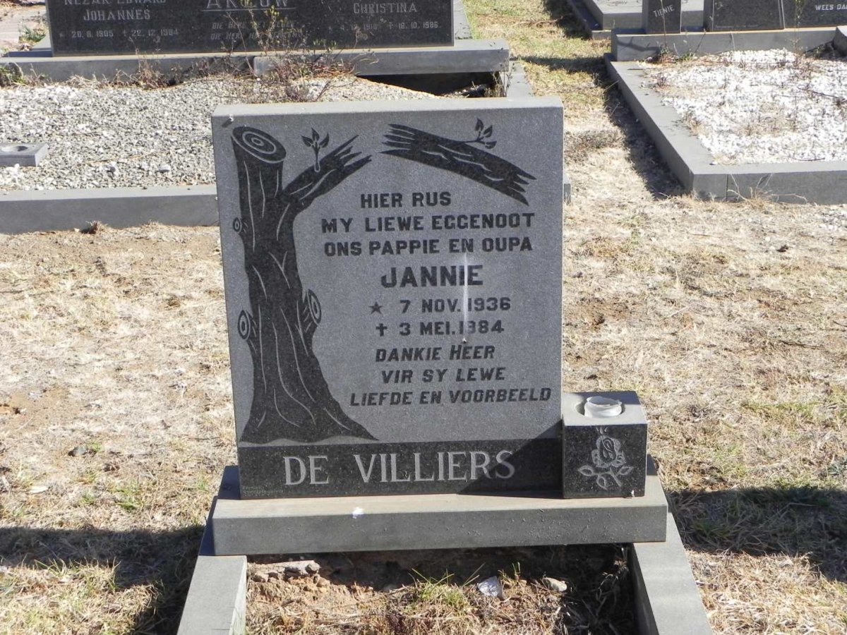 VILLIERS Jannie, de 1936-1984