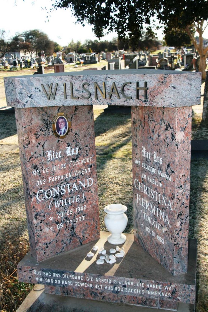 WILSNACH Constand 1949-200? &amp; Chirstina Hermina 1953-