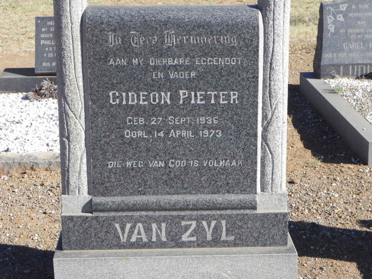 ZYL Gideon Pieter, van 1936-1973