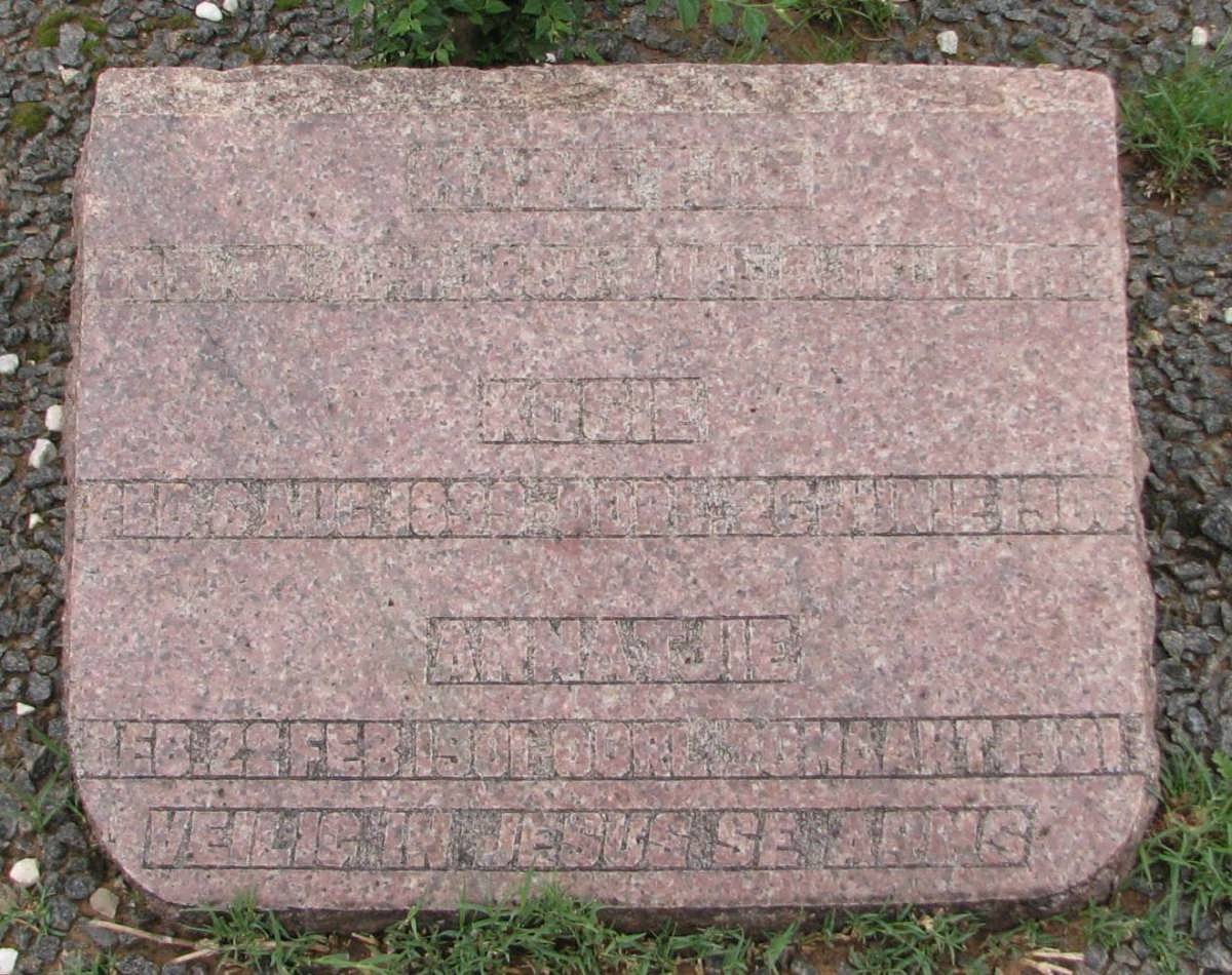? Kosie :: ? Annatjie 1901-1901