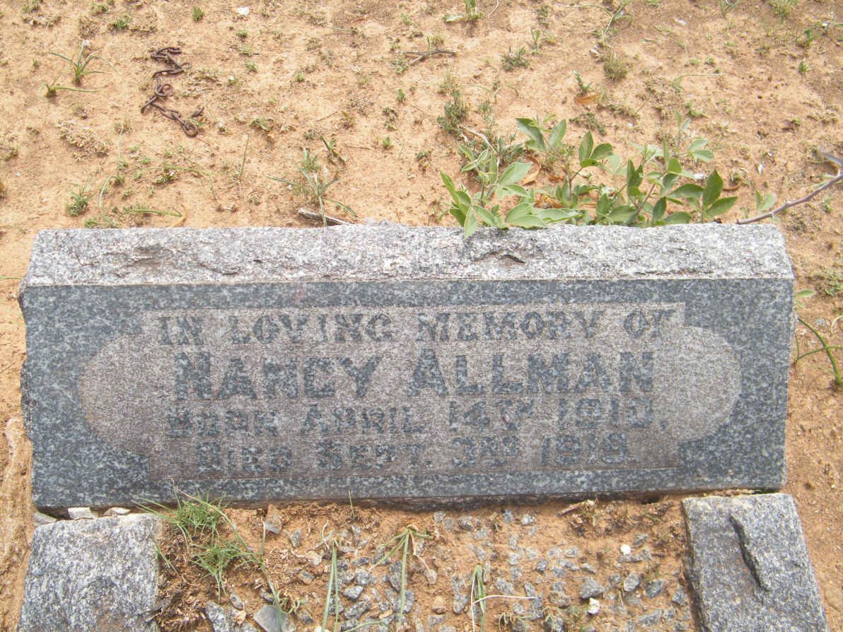 ALLMAN Nancy 1910-1919