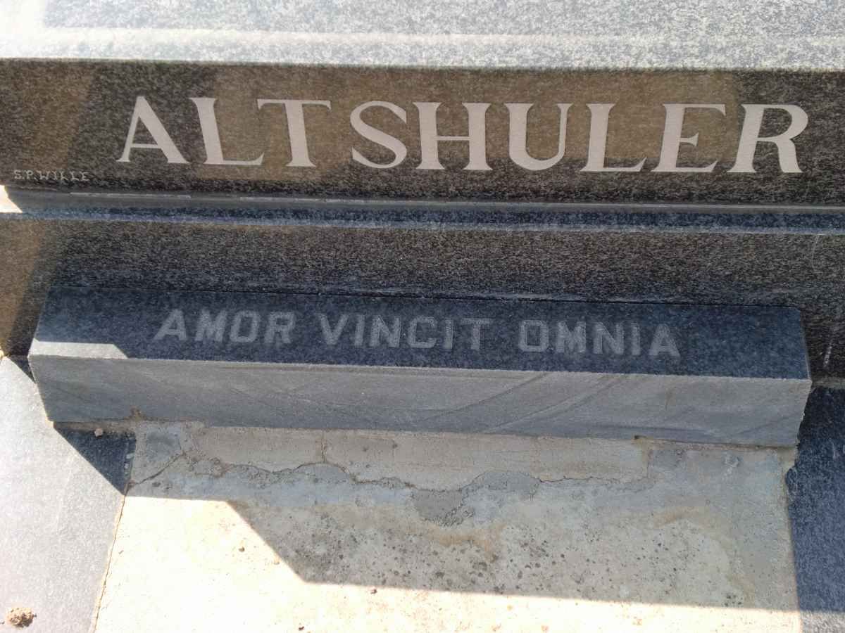 ALTSHULER Emanuel -197?