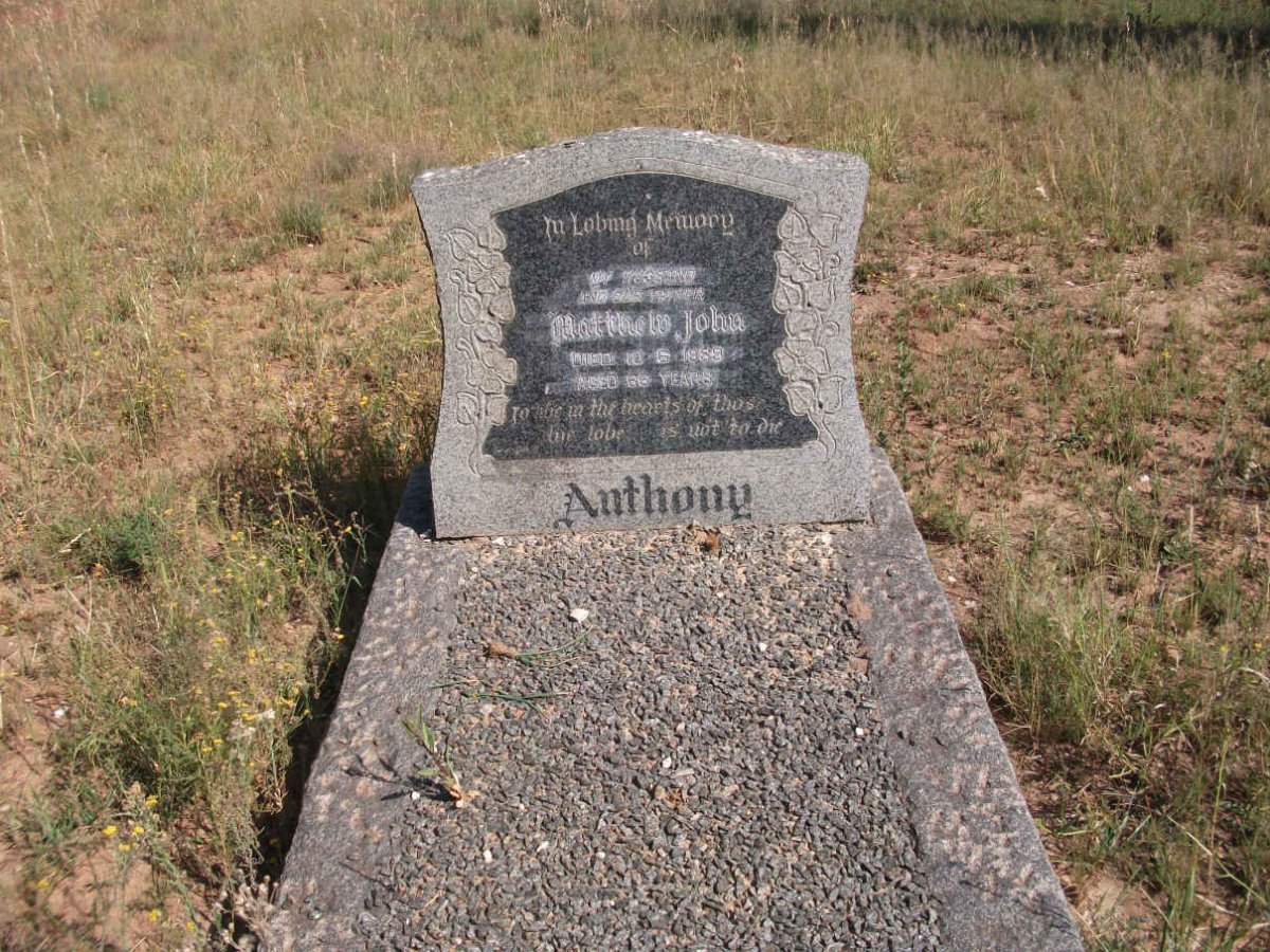 ANTHONY Matthew John -1939