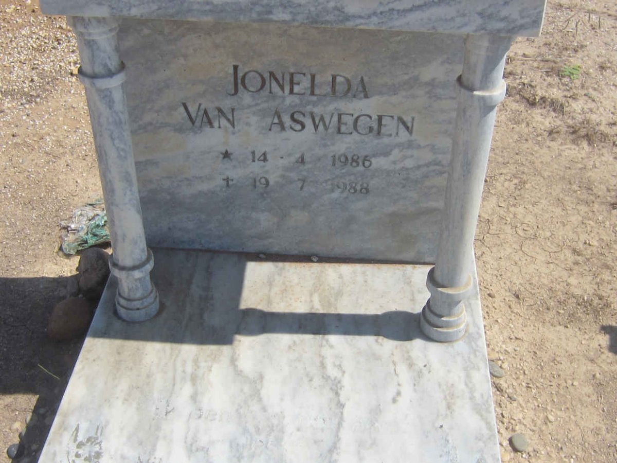 ASWEGEN Jonelda, van 1986-1988