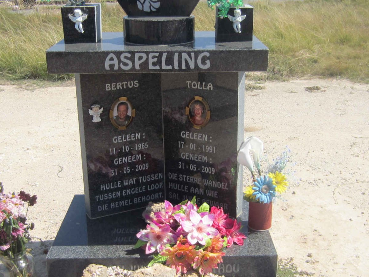ASPELING Bertus 1965-2009 :: ASPELING Ruan 1991-2009