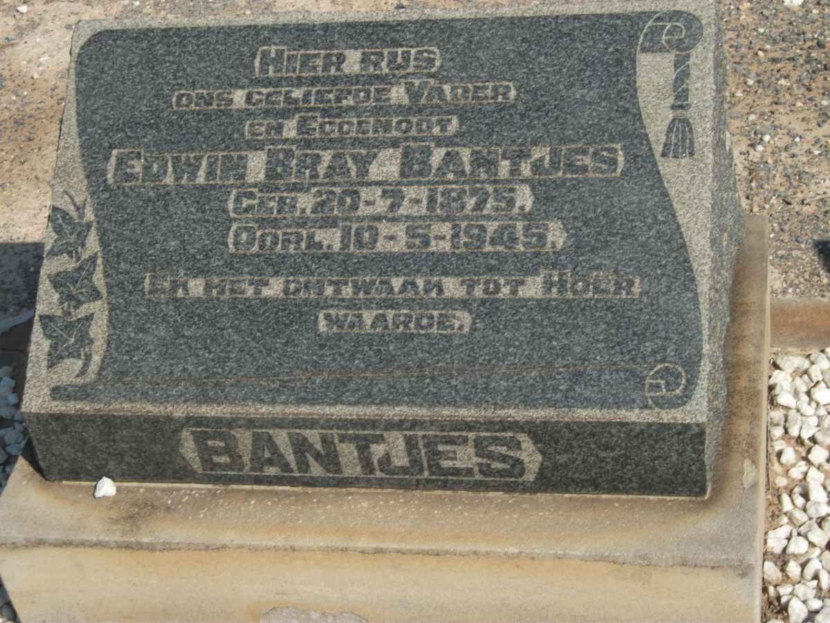 BANTJES Edwin Bray 1875-1945