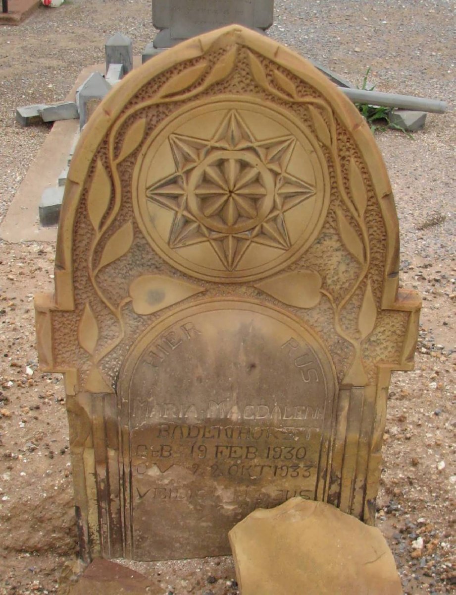 BADENHORST Maria Magdalena 1930-1933