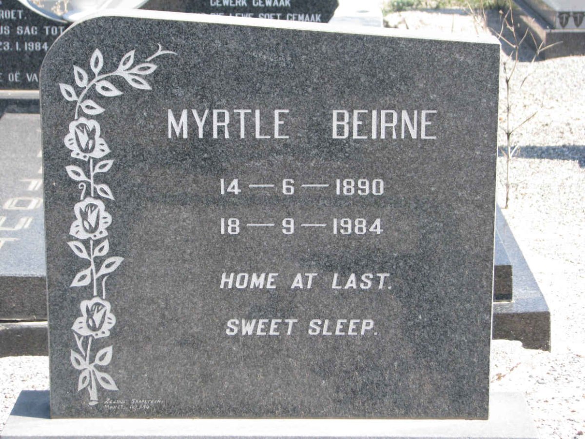 BEIRNE Myrtle 1890-1984