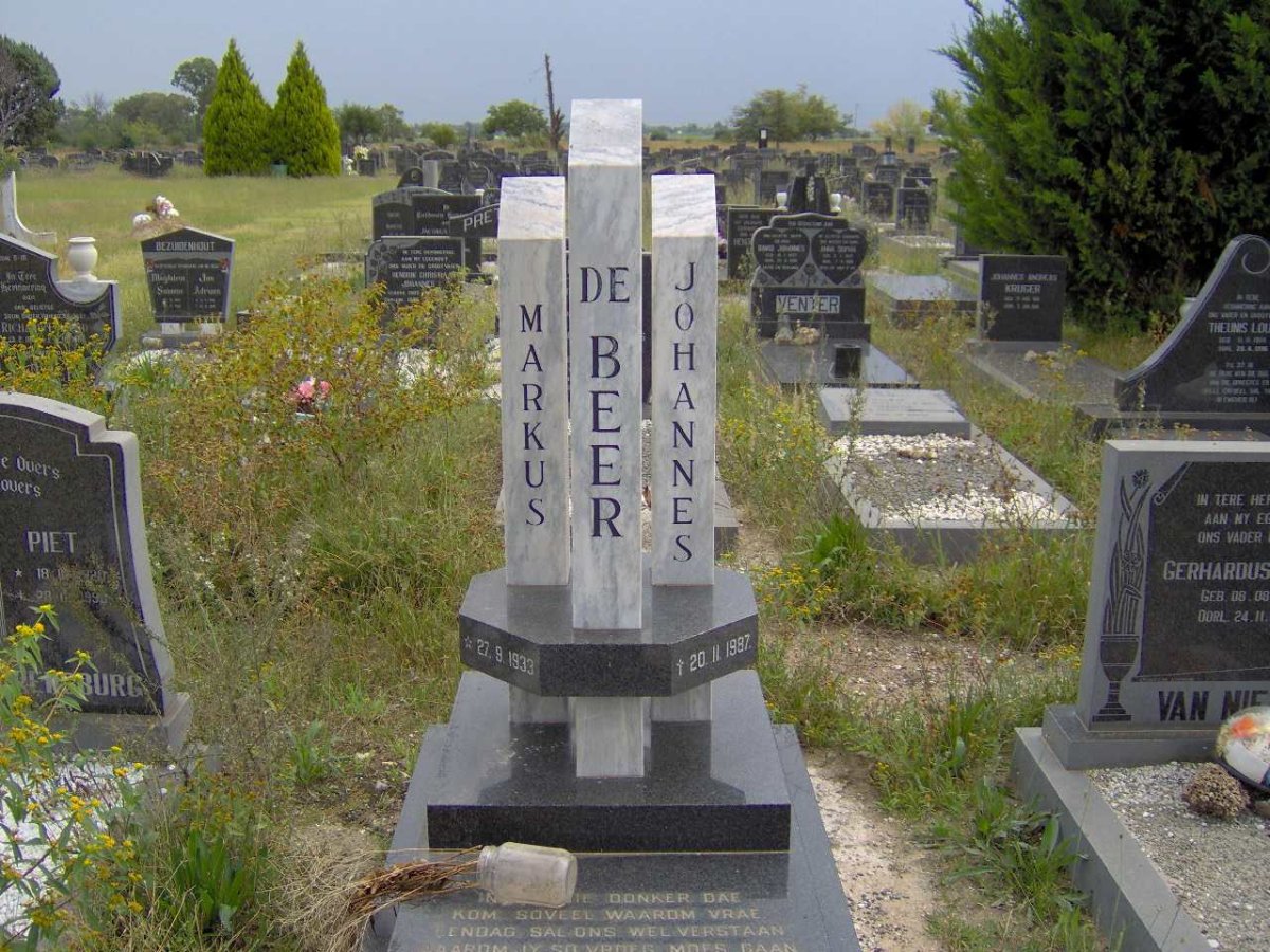 BEER Markus Johannes, de 1933-1987