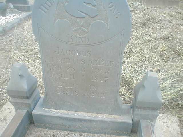 BEER Jacobus Albertus, de 1942-1947