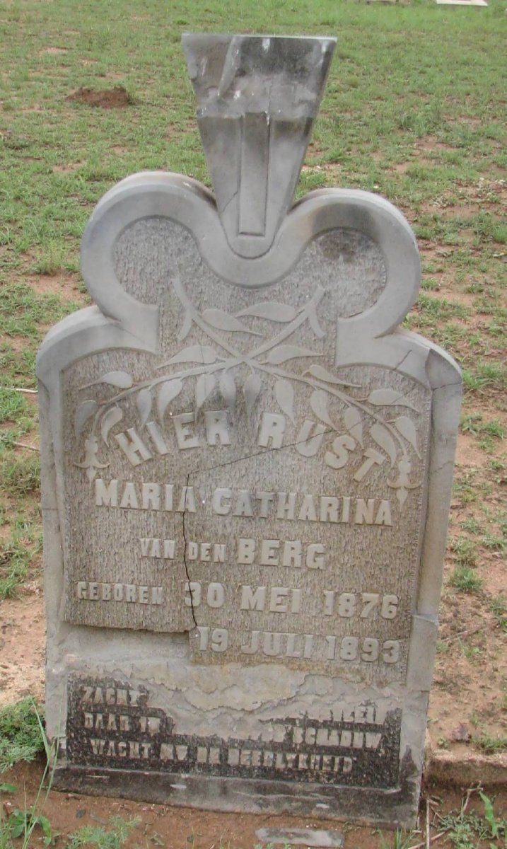 BERG Maria Catharina, van den 1876-1893