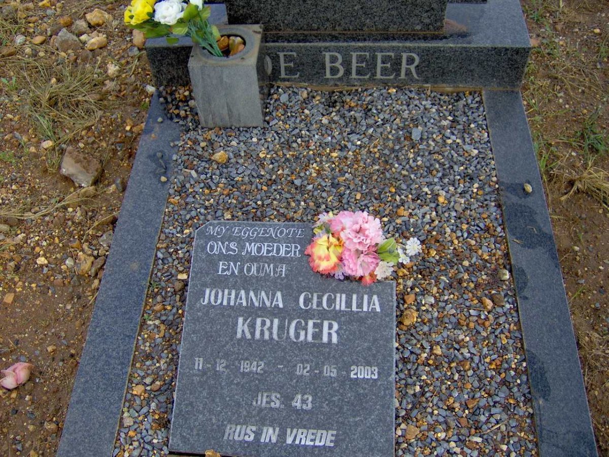 KRUGER Johanna Cecillia 1942-2003