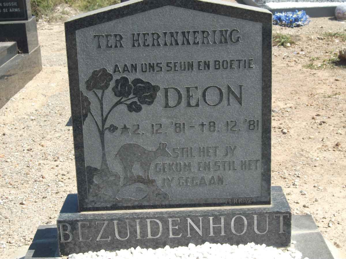 BEZUIDENHOUT Deon 1981-1981