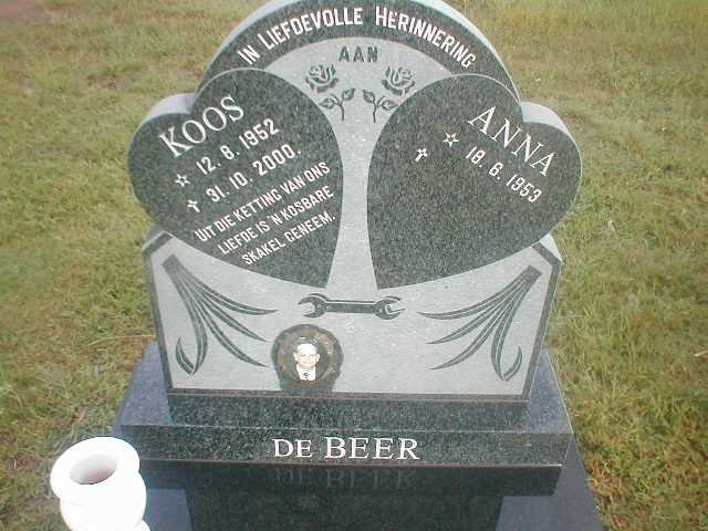 BEER Koos, de 1952-2000 &amp; Anna 1953-