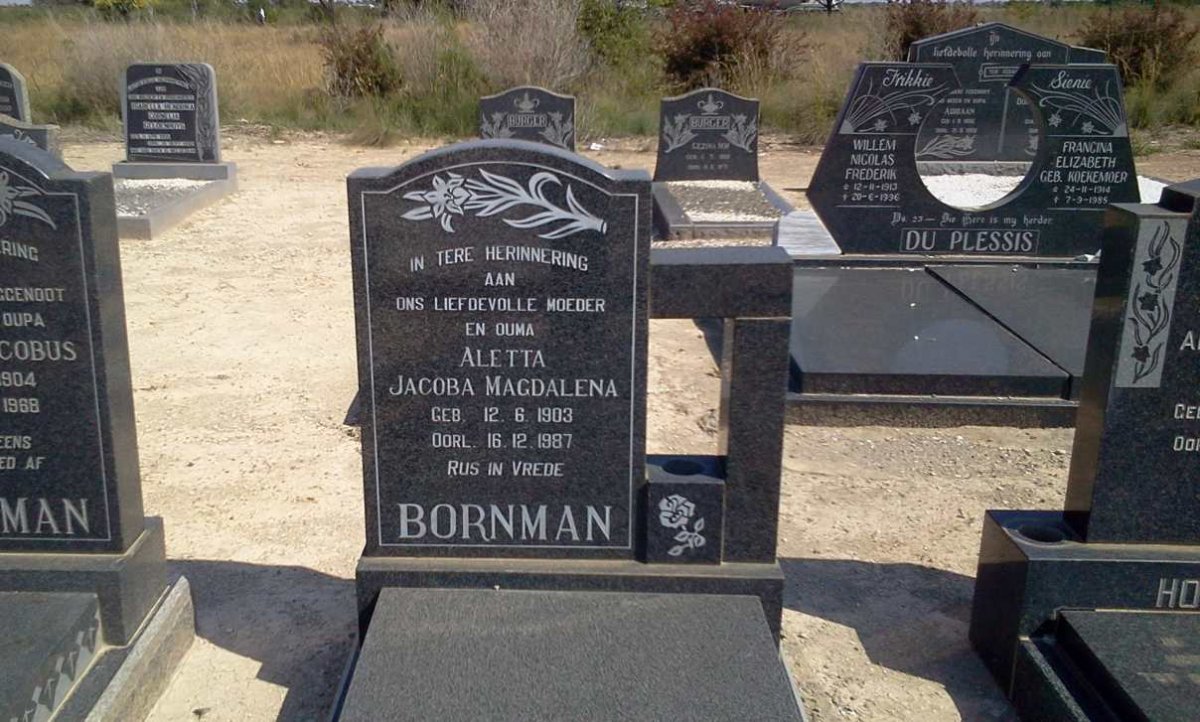 BORNMAN Aletta Jacoba Magdalena 1903-1987
