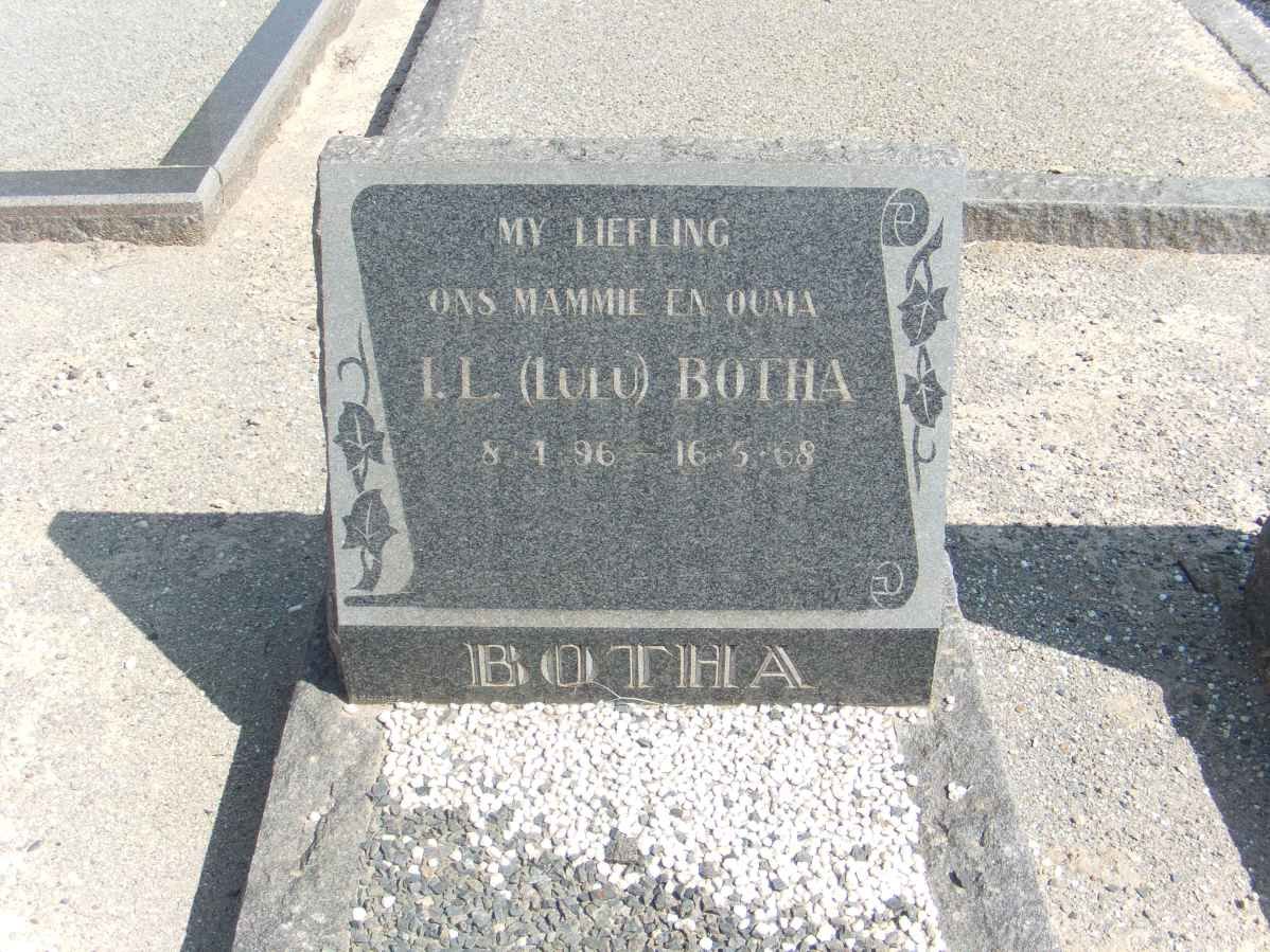 BOTHA I.L. 1893-1968