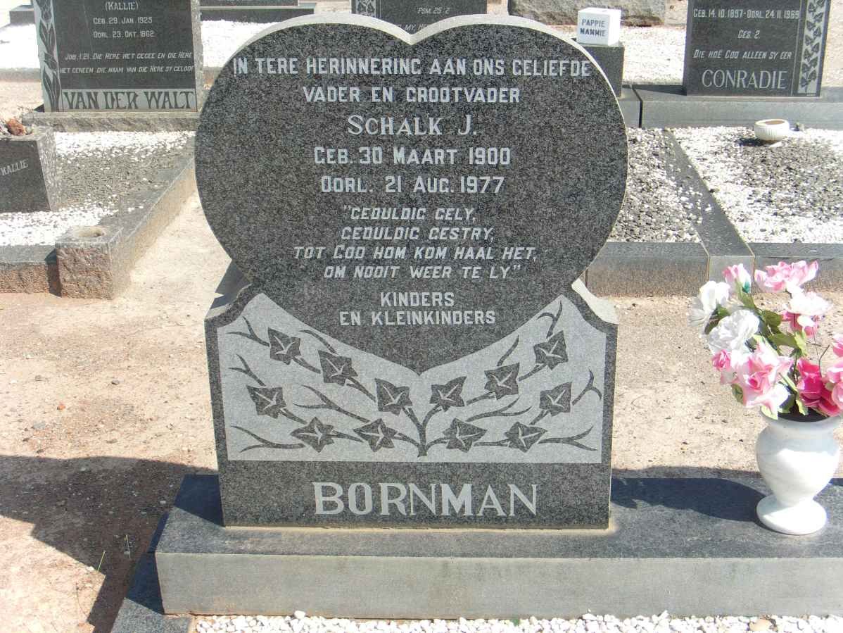 BORNMAN Schalk J. 1900-1977