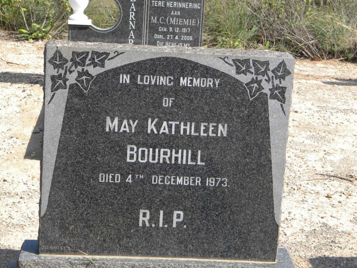 BOURHILL May Kathleen -1973