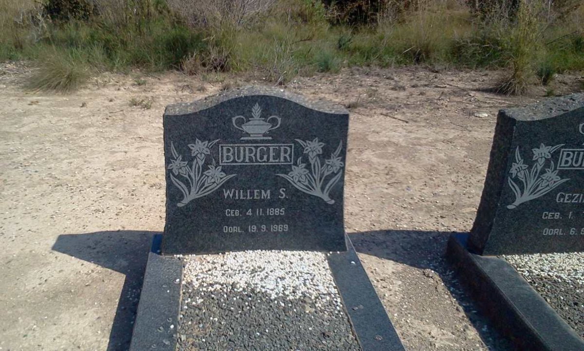 BURGER Willem S. 1885-1969