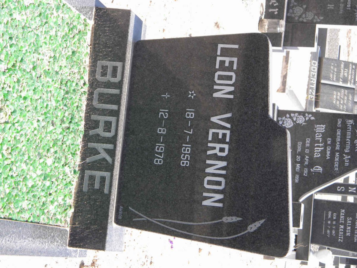 BURKE Leon Vernon 1956-1978