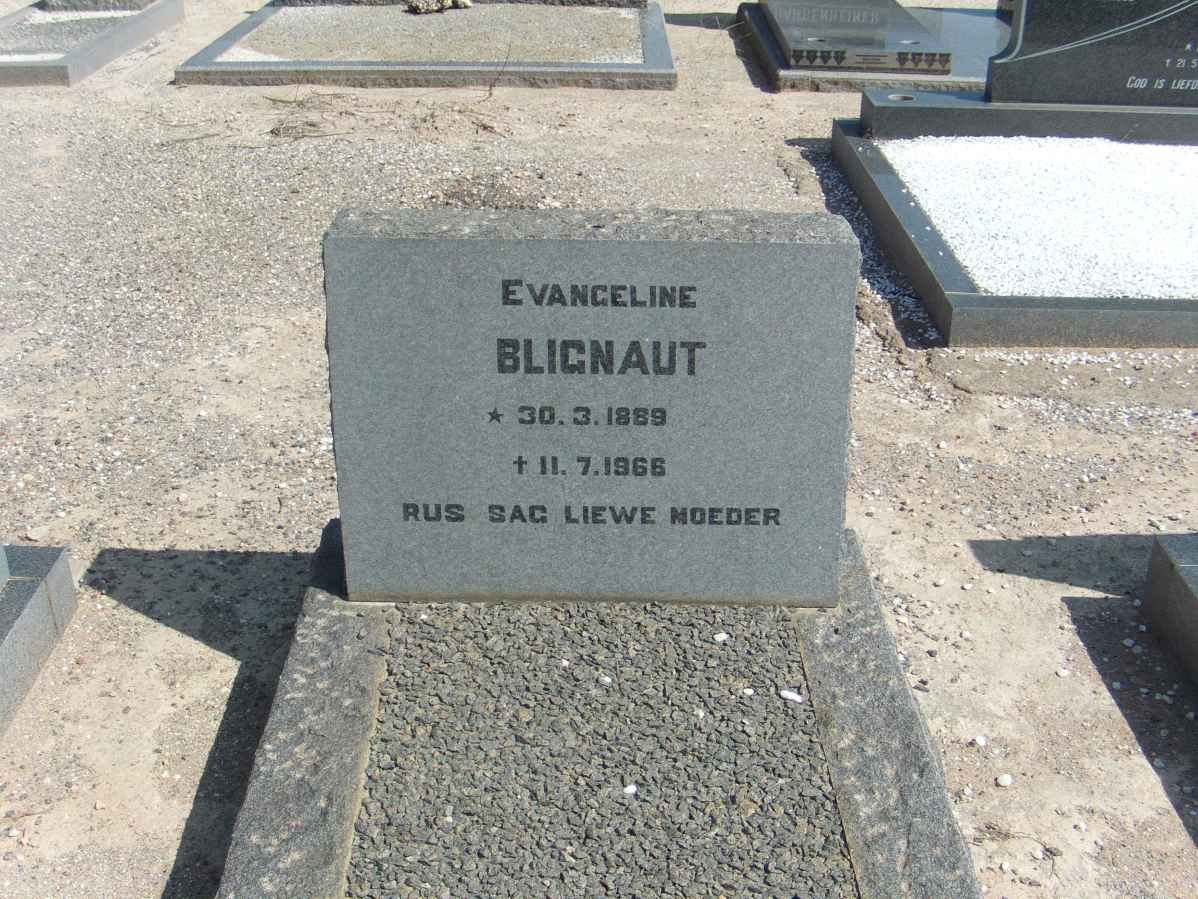 BLIGNAUT Evangeline 1889-1966