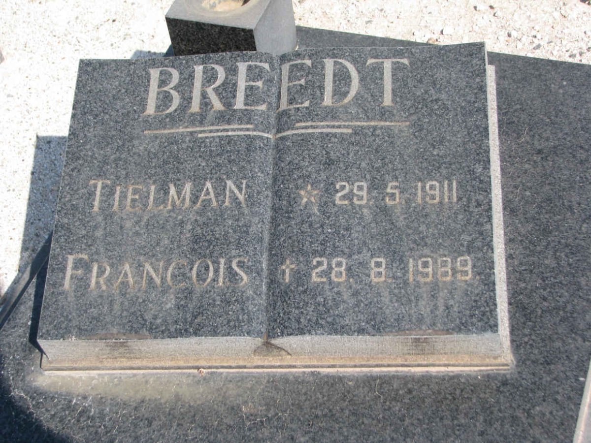 BREEDT Tielman Francois 1911-1989