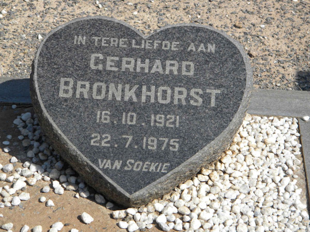 BRONKHORST Gerhard 1921-1975