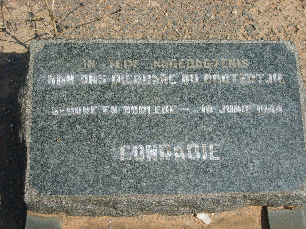 CONRADIE Baby 1944-1944