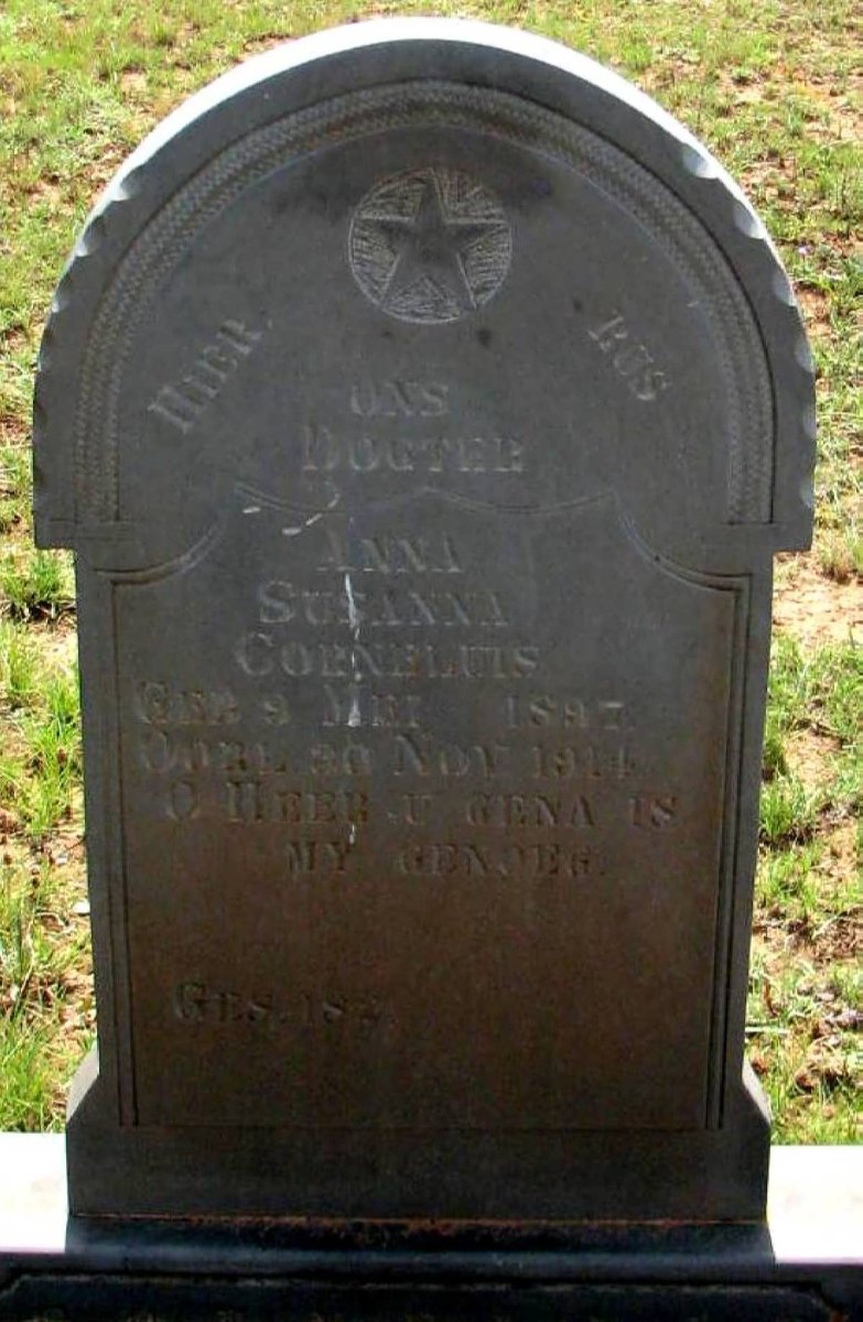 CORNELIUS Anna Susanna 1897-1914