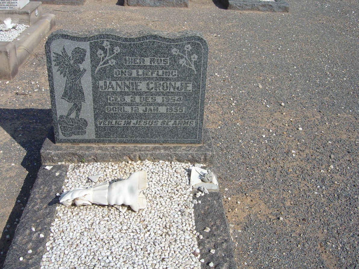 CRONJE Jannie 1954-1955
