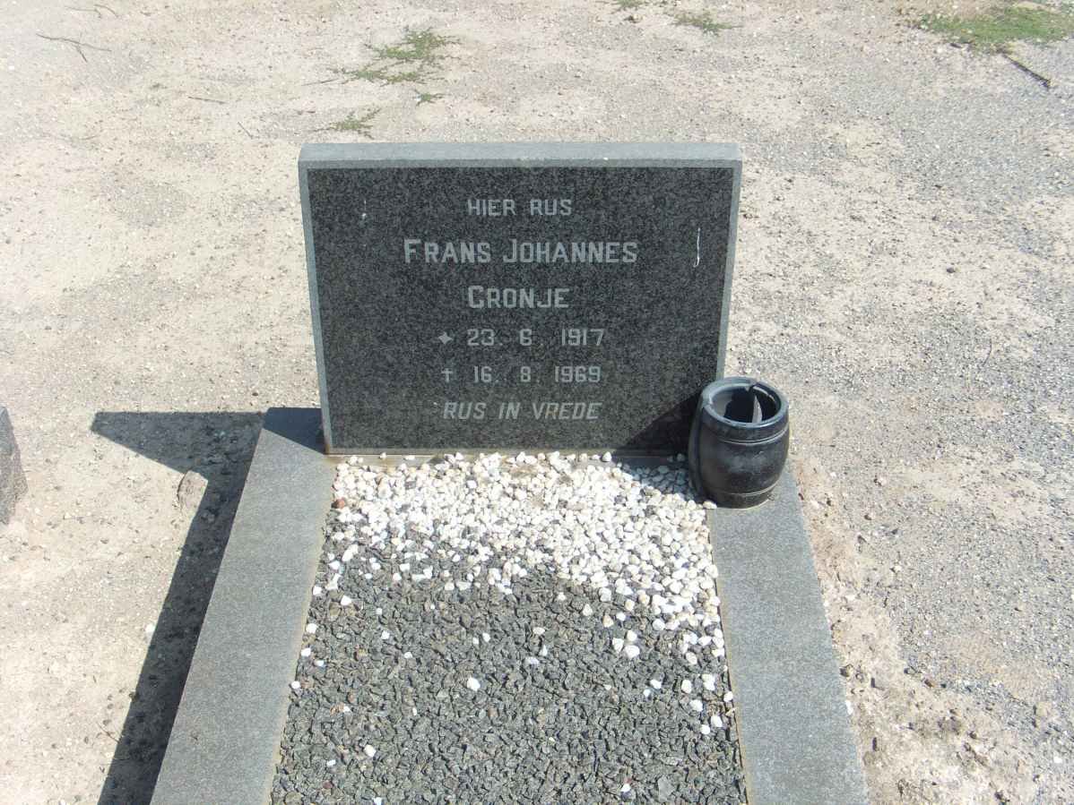 CRONJE Frans Johannes 1917-1969
