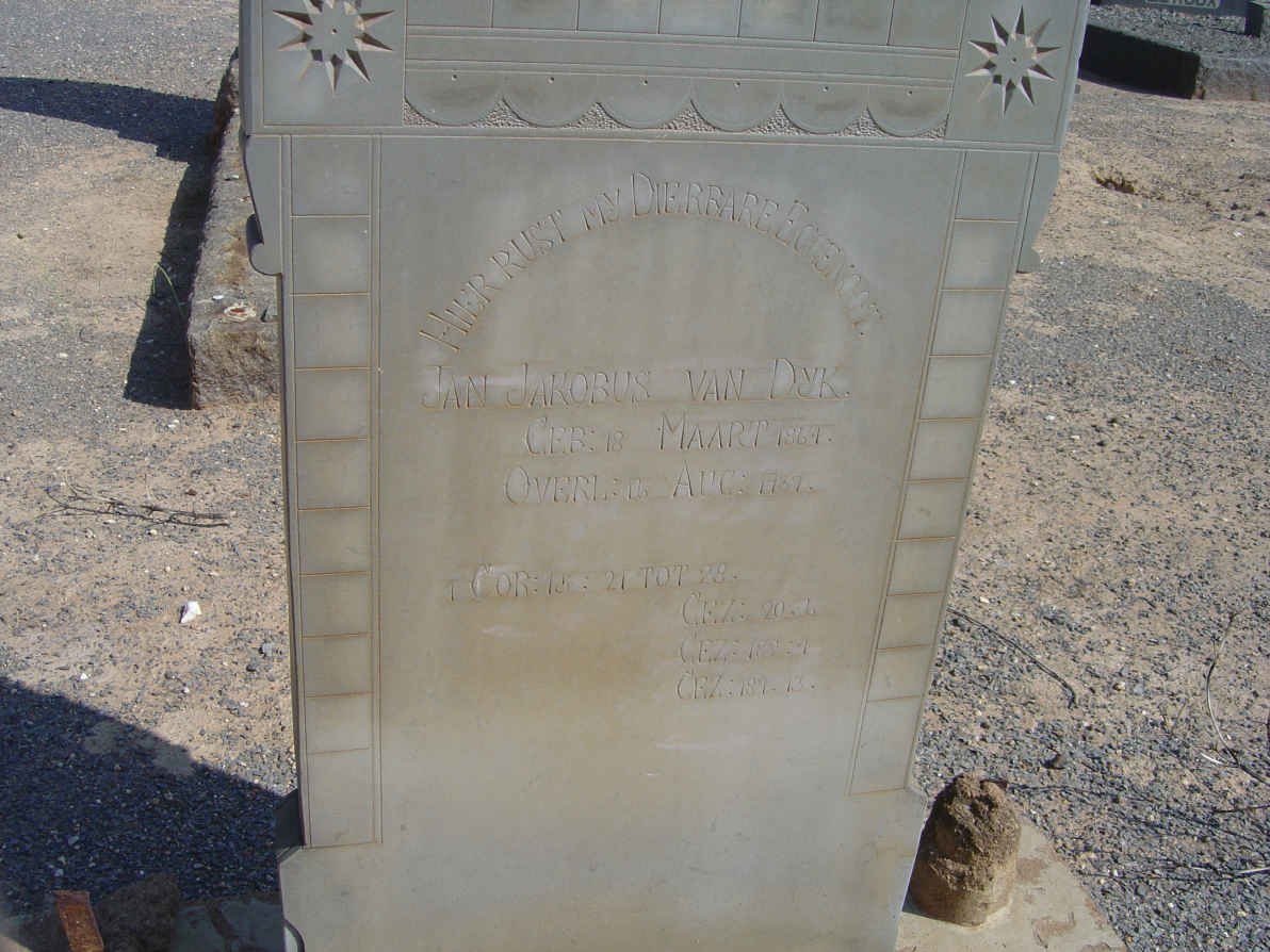 DYK Jan Jakobus, van 1869-1939