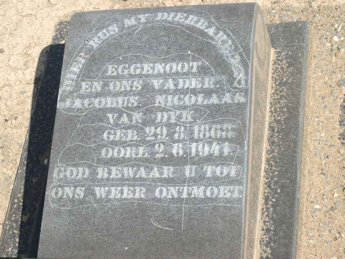 DYK Jacobus Nicolaas, van 1868-1941