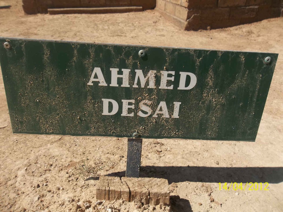 DESAI Ahmed