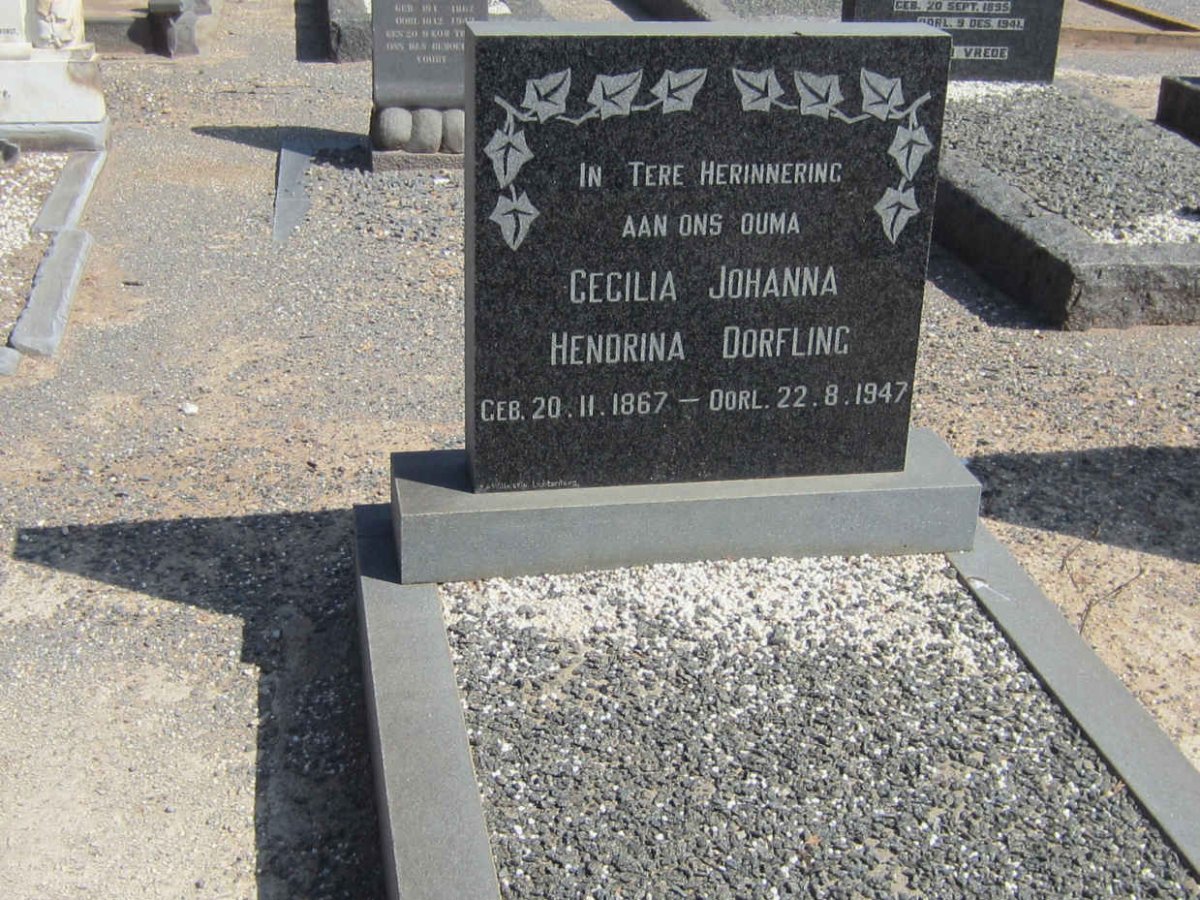DORFLING Cecilia Johanna Hendrina 1867-1947