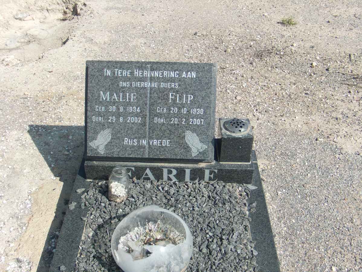 EARL Flip 1930-2007 &amp; Malie 1934-2002