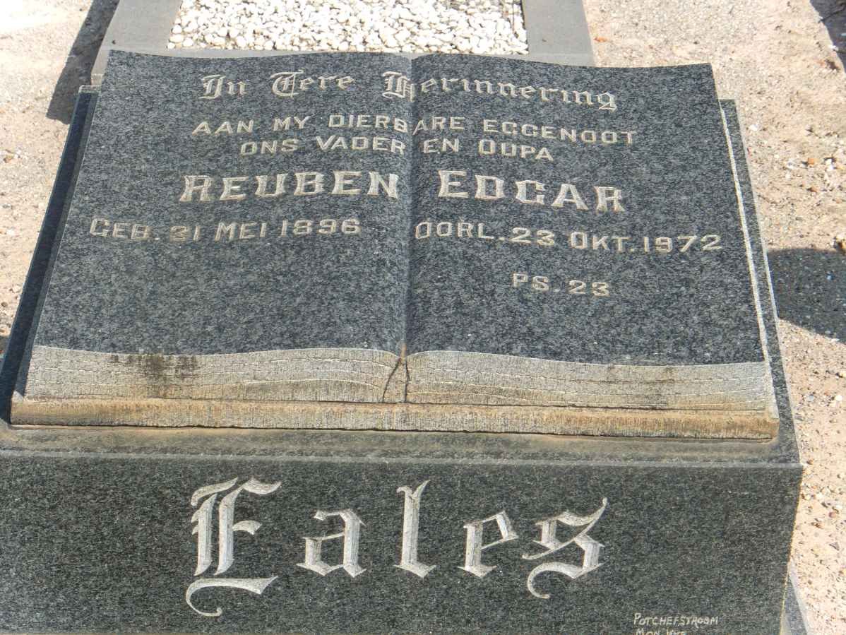 EALES Reuben Edgar 1896-1972