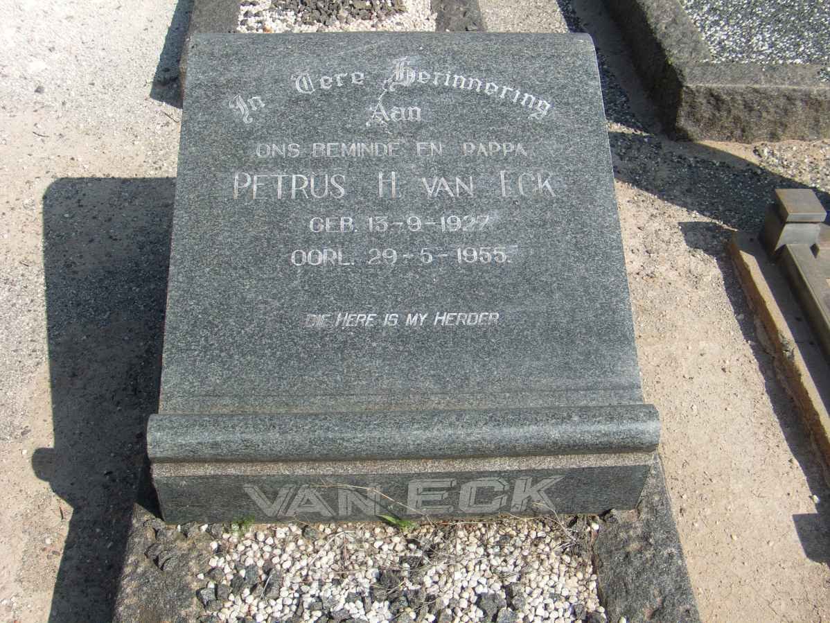 ECK Petrus H., van 1927-1955