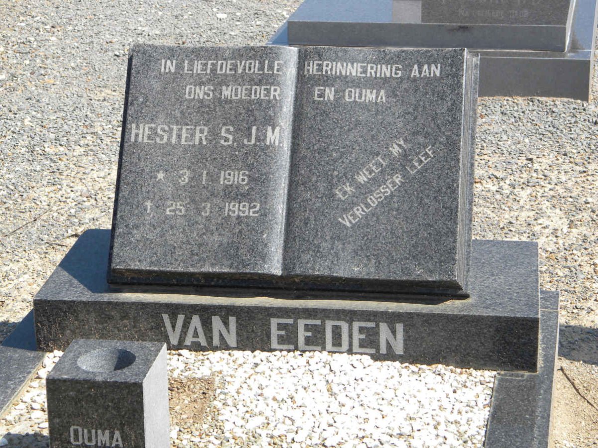 EEDEN Hester S.J.M., van 1916-1992