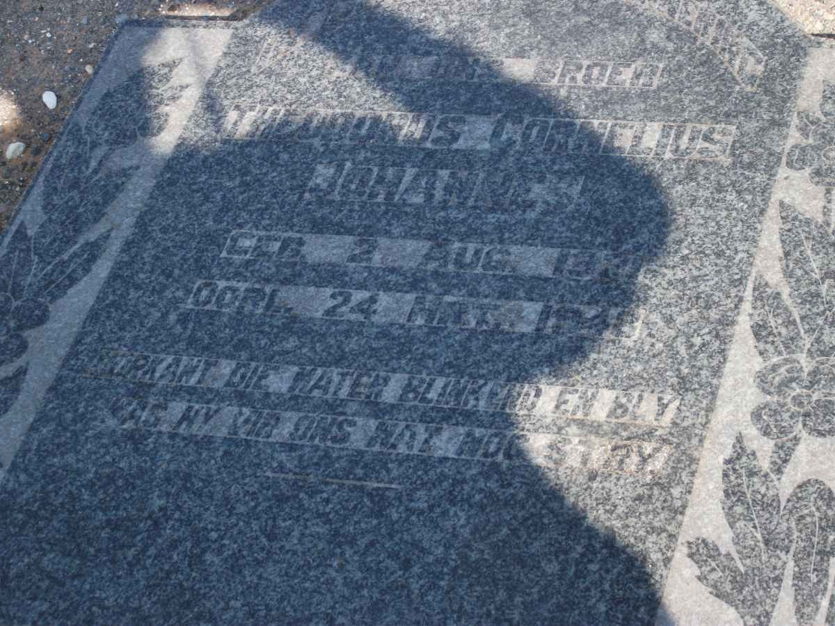 ERASMUS Theodorus Cornelius Johannes 1921-1948