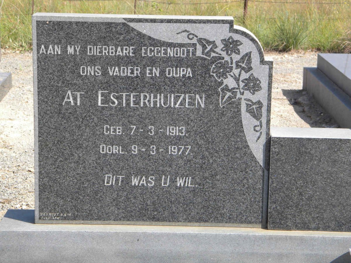 ESTERHUIZEN At 1913-1977