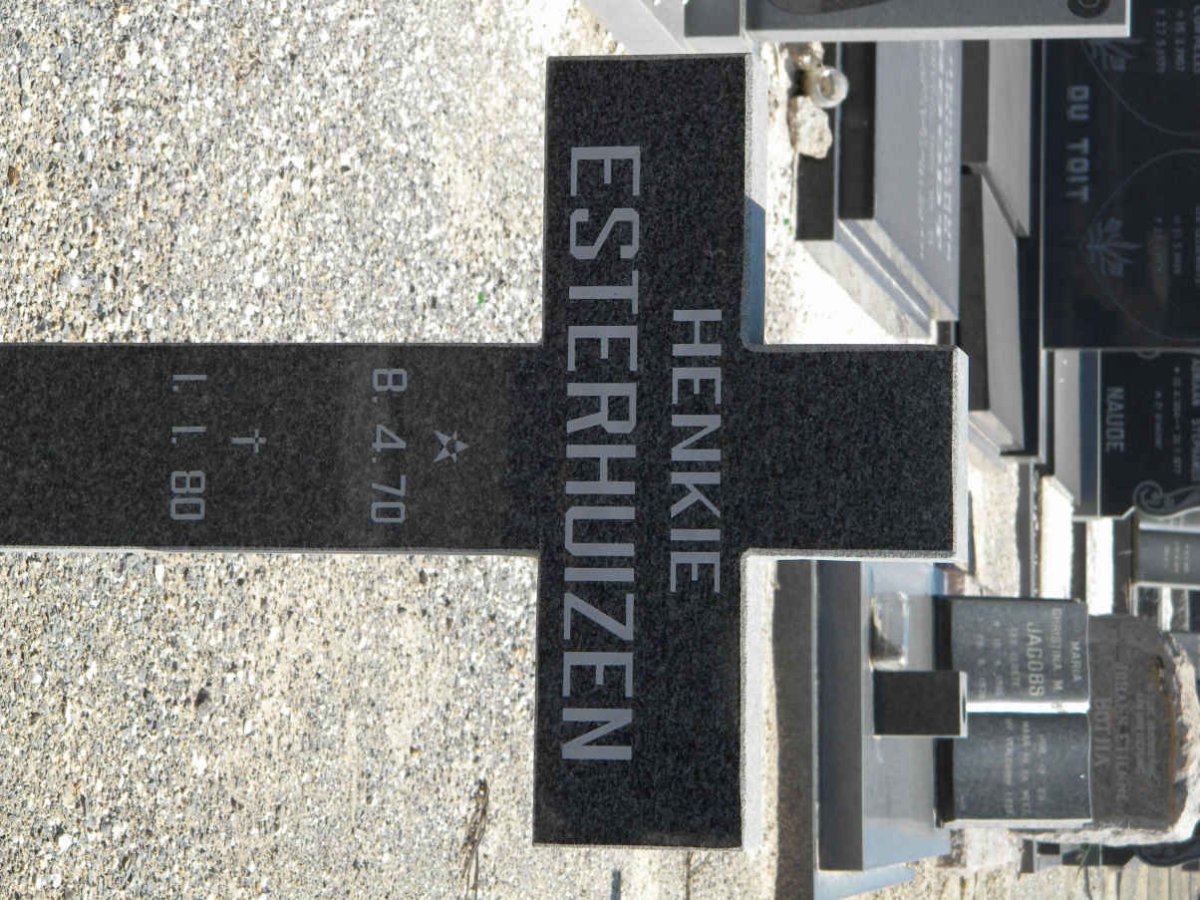 ESTERHUIZEN Henkie 1970-1980