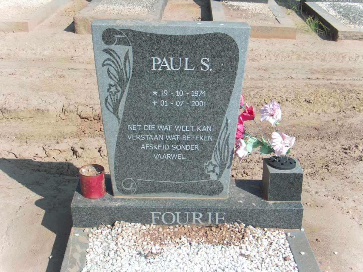 FOURIE Paul S. 1974-2001