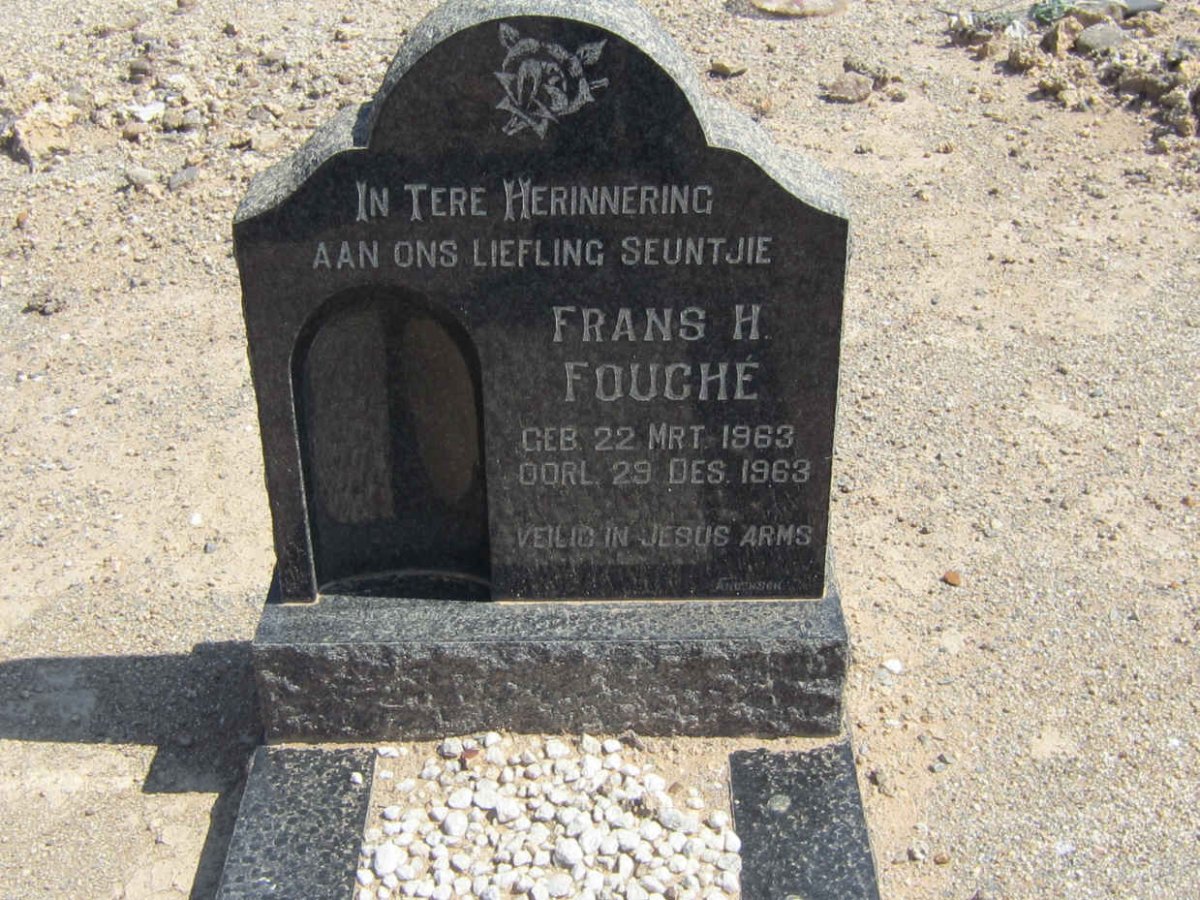 FOUCHÉ Frans H. 1963-1963